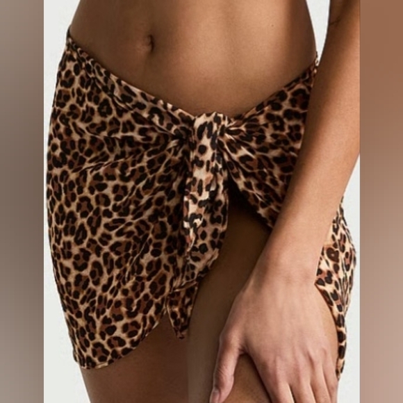 38D/XL/XL VS Archives Swim Banded PushUp Bikini Top Brazilian Sarong Bikini Set - Picture 13 of 16